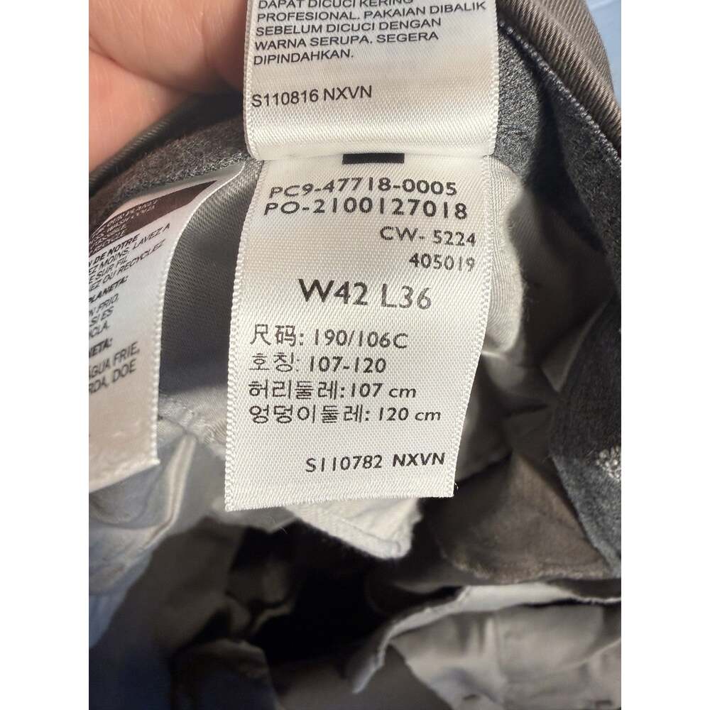 Dockers Supreme Flex Men's Khaki Chino Pants 42x36 Big & Tall Brown Flat Front - Picture 4 of 5